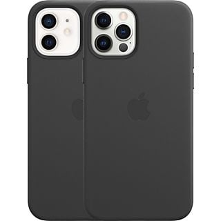 APPLE iPhone 12/12 Pro Leren Case Zwart