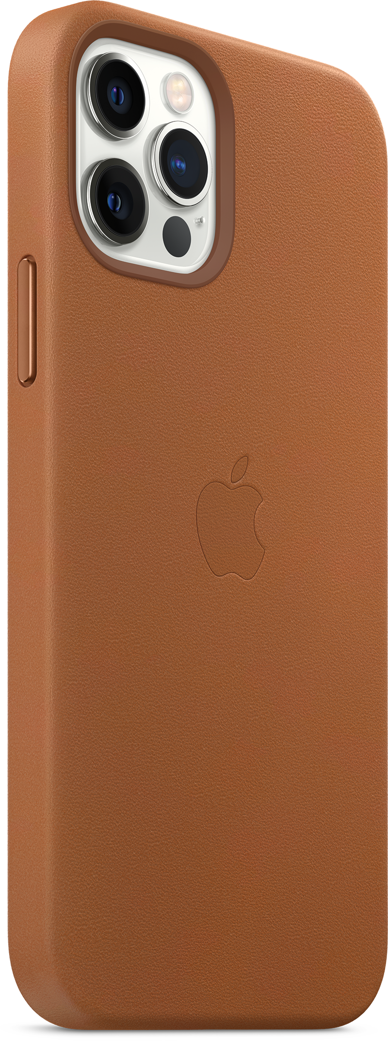 APPLE iPhone 12/12 Pro Leren Case Zadelbruin