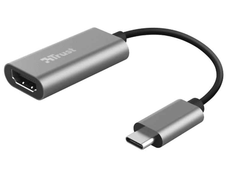 Adaptador USB C a HDMI Trust Dalyx USB C a HDMI Multifuncion Para PC MacBook