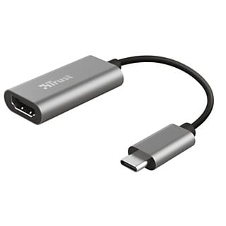 Adaptador USB - Trust Dalyx USB-C a HDMI, Multifunción, Para PC, MacBook