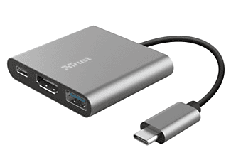 Adaptador USB | 23772 3-in-1 Multiport, 5 Mbit/s, Plata