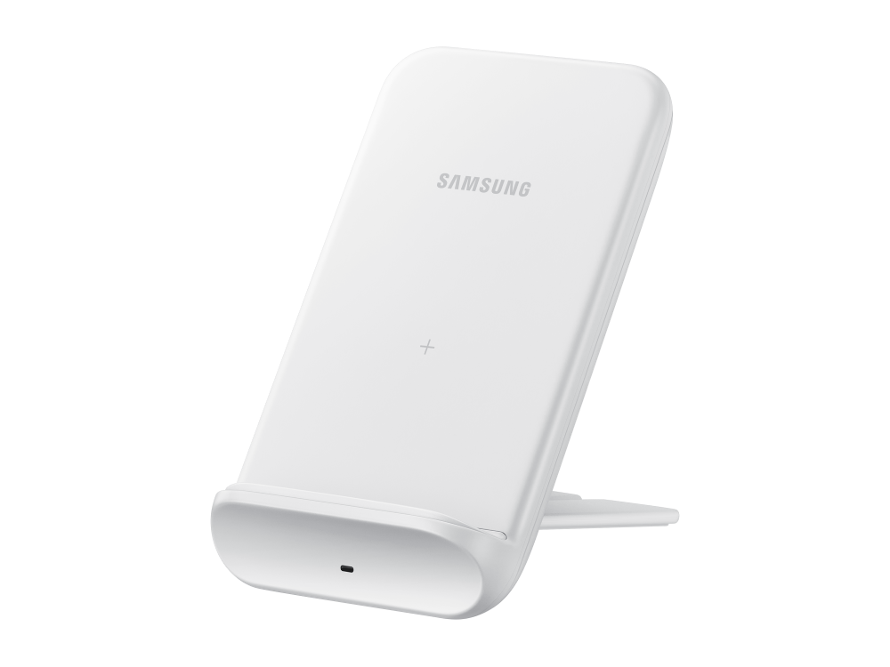 Cargador inalámbrico - Samsung EP-N3300TWEGEU, 9 W, Para dispositivos Qi, Blanco