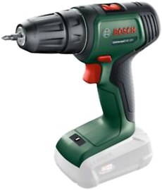 BOSCH UniversalDrill Akkus kétfokozatú fúrócsavarozó kofferban, 18V (2x 1,5Ah) (06039D4002)