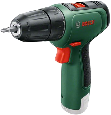 BOSCH Easydrill 1200 Akkus fúrócsavarozó és 12 részes fúrószár-és bitkészlet, 12V (2x 1,5Ah) (06039D3007)
