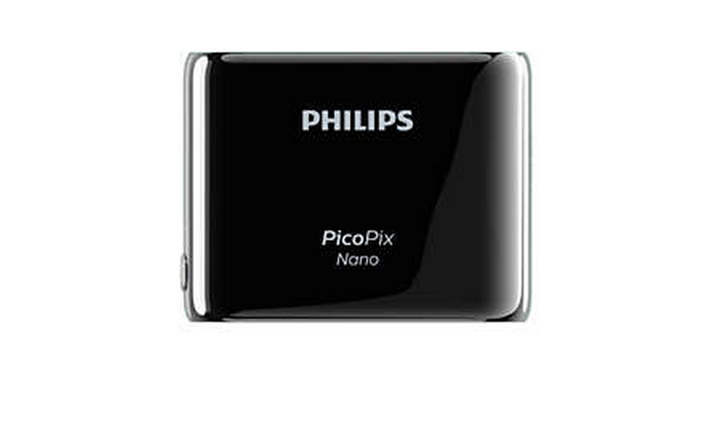 Proyector - Philips PicoPix Nano, WiFi, 640x360, 500:1, 30000h, DLP, Portátil, Negro