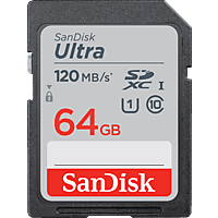 SANDISK 186497 SDXC Ultra 64GB (Class 10/UHS-I/120MB/s)