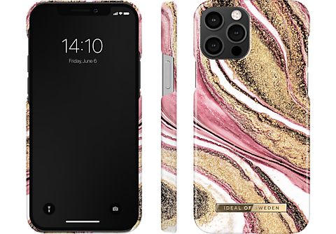 IDEAL OF SWEDEN iPhone 12/12 Pro Fashion Case Cosmic Pink Swirl