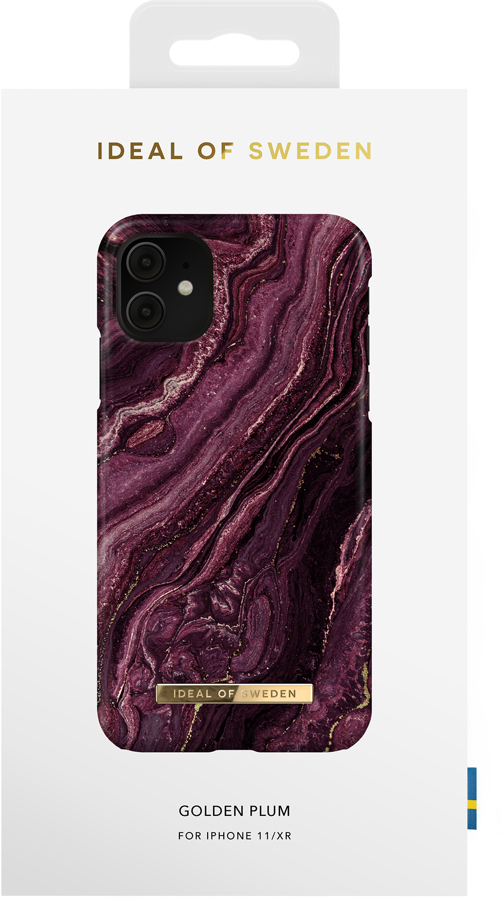 IDEAL OF SWEDEN iPhone 11/XR Fashion Case Golden Plum