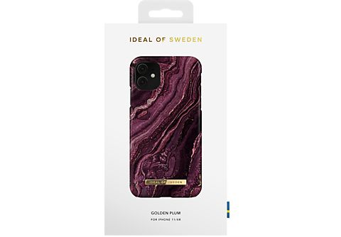IDEAL OF SWEDEN iPhone 11/XR Fashion Case Golden Plum