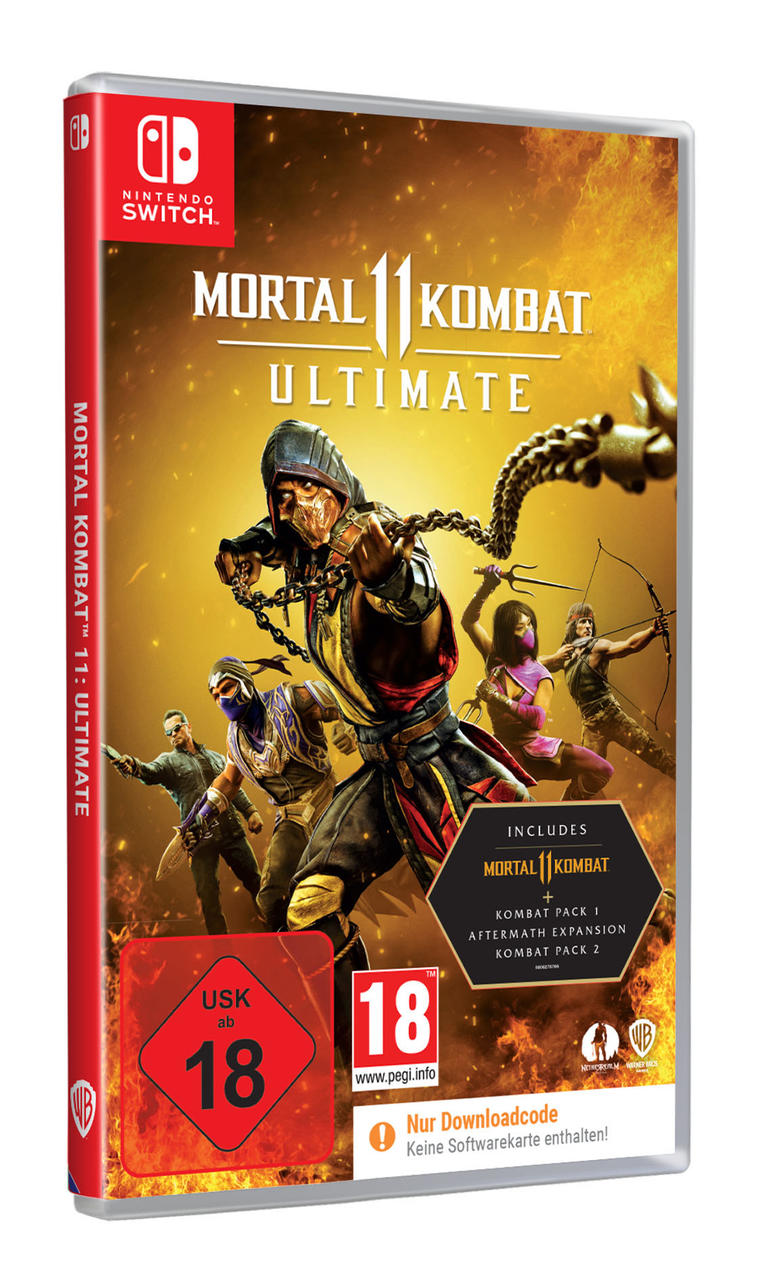Mortal Kombat 11 Ultimate Nintendo Switch Spielcover.