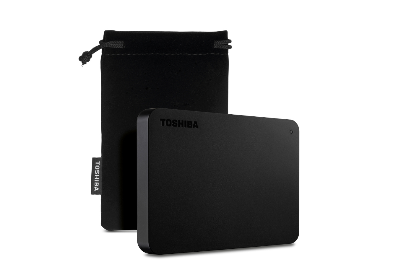 TOSHIBA Canvio Basics Festplatte, extern, Exclusive Zoll, Schwarz 2,5 1 HDD, TB