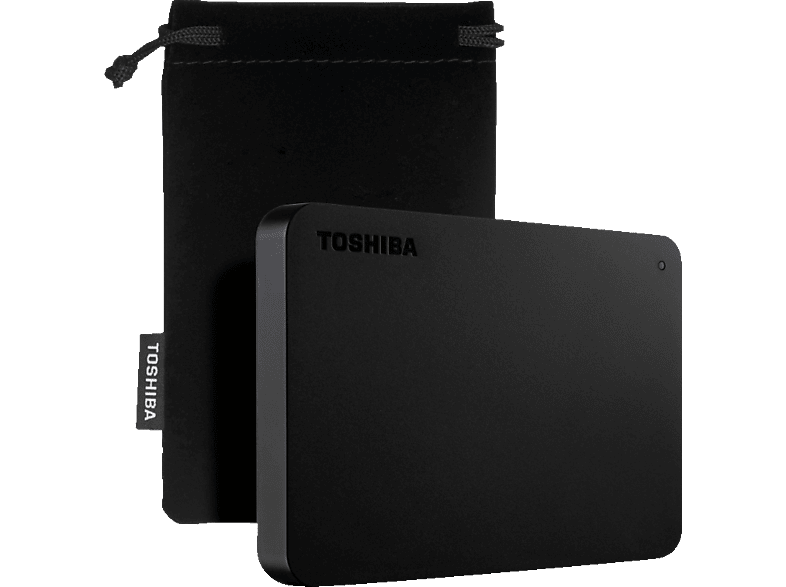 TOSHIBA Canvio Basics Exclusive Festplatte, 1 TB HDD, 2,5 Zoll, extern, Schwarz