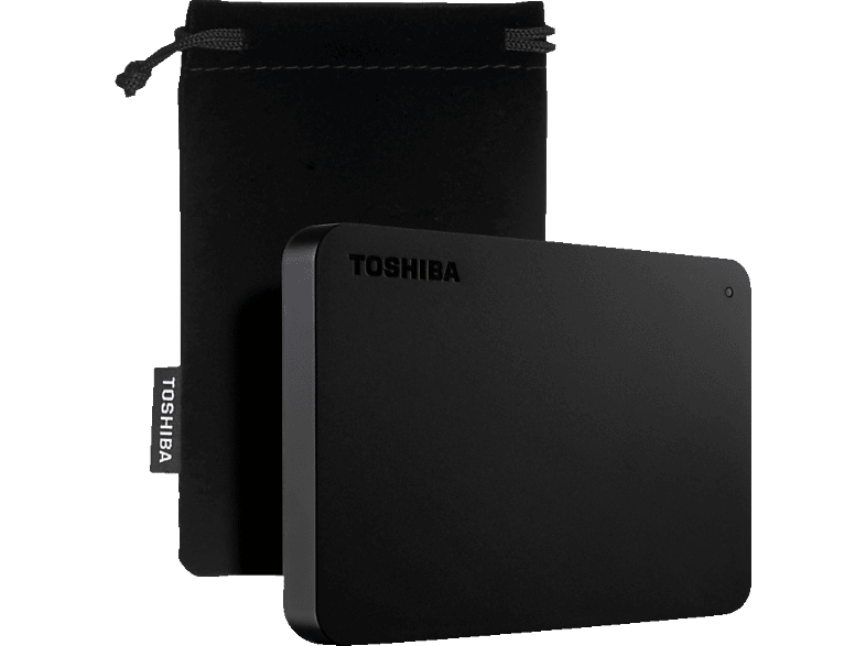 2,5 TB 1 Festplatte, TOSHIBA extern, Schwarz Zoll, Basics Canvio HDD, Exclusive