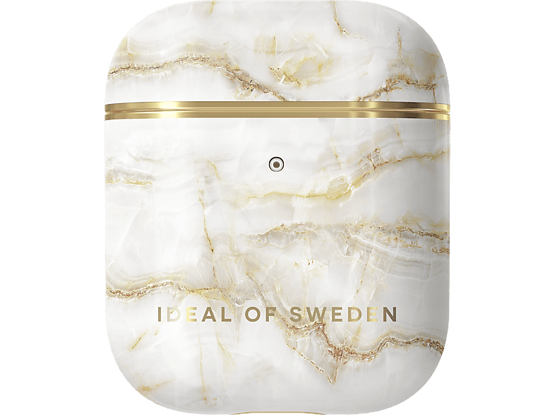 iDeal of Sweden Airpods - Airpods 2 hoesje - Golden Pearl Marble