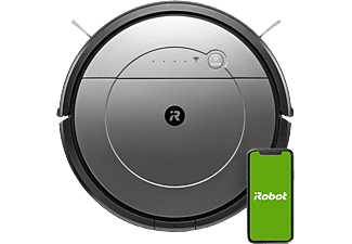 IROBOT Roomba Combo r1138 - Saug- und Wischroboter (Schwarz/Grau)