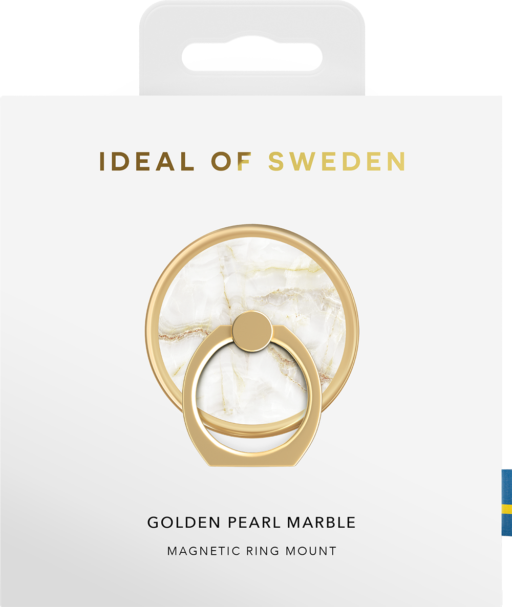IDEAL OF SWEDEN Magnetic Ring Mount Golden Pearl Marble