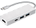 HAMA 135756 Aluminium - USB Hub (Silber)