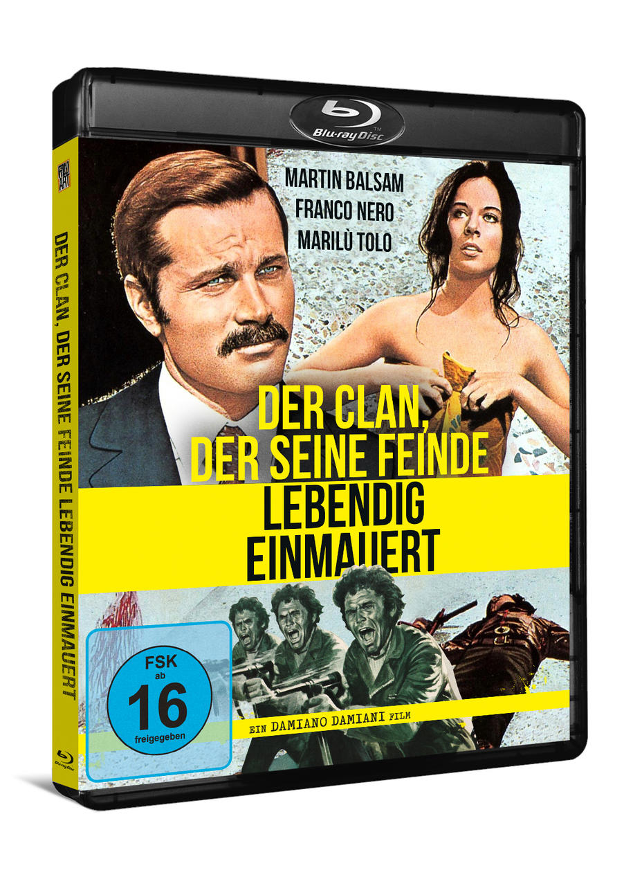 Eine Blu-ray-Disc-Hülle mit einem Filmplakat, das zwei Personen und Text zeigt. Der Titel ist auf Deutsch.