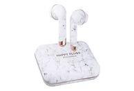 HAPPY PLUGS Air 1 Plus Earbud - Écouteurs True Wireless (In-ear, Weiss/Marbre)