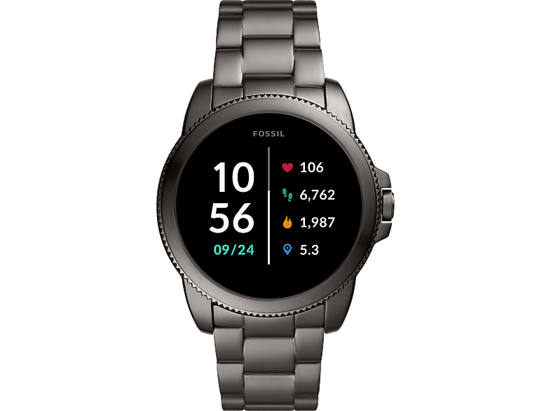 FOSSIL FTW 4049 Gen 5E 44 mm Grijs/RVS kopen? | MediaMarkt