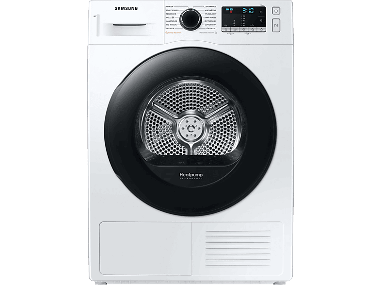 SAMSUNG DV81TA020AE/EG Wärmepumpentrockner  (8 kg, A++, Weiß/Schwarz)