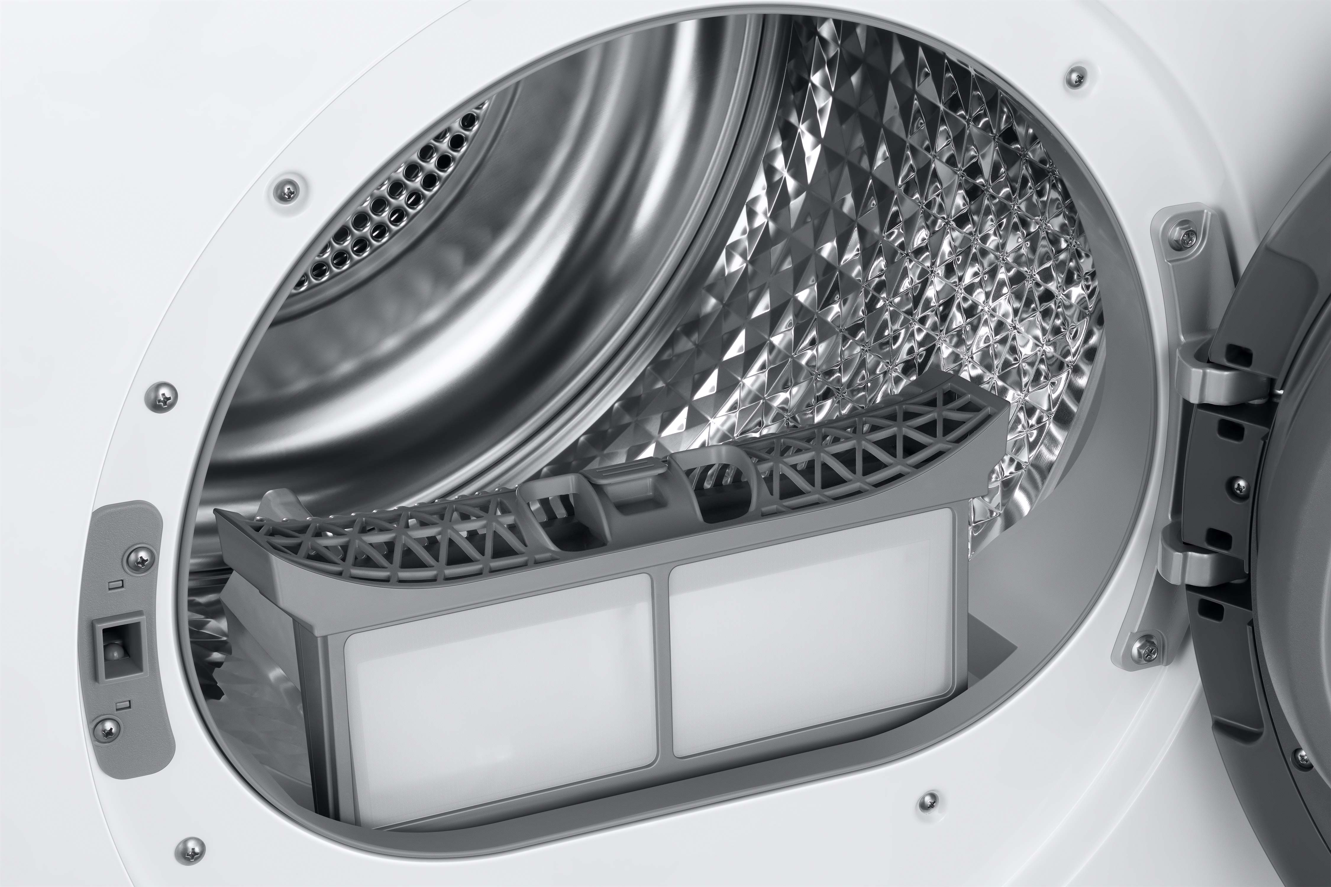 SAMSUNG DV81TA220AE/EG Wärmepumpentrockner  (8 kg, A+++, Weiß/Schwarz)