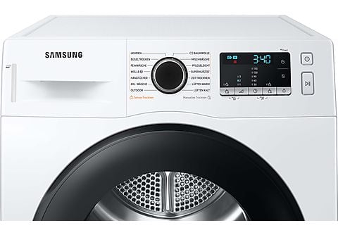 Wärmepumpentrockner SAMSUNG DV91TA040AE/EG Wärmepumpentrockner (9 kg, A++,  Weiß/Schwarz) Wärmepumpentrockner A++ | MediaMarkt