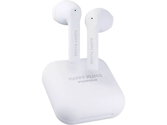 HAPPY PLUGS Air 1 Go - Écouteurs True Wireless (In-ear, Blanc)