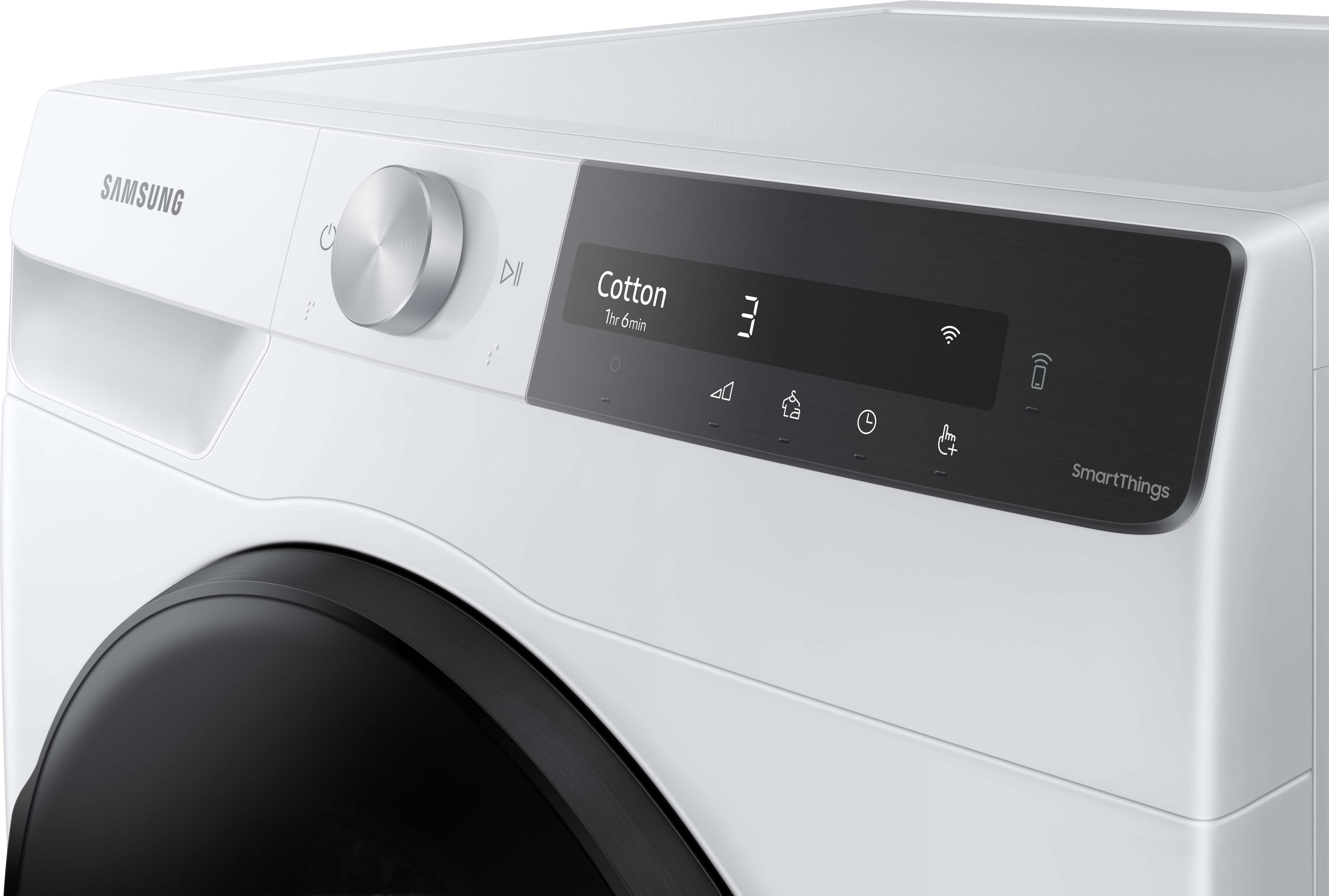 SAMSUNG DV80T7220BT/S2 Wärmepumpentrockner  (8 kg, A+++, Weiß/Schwarz)