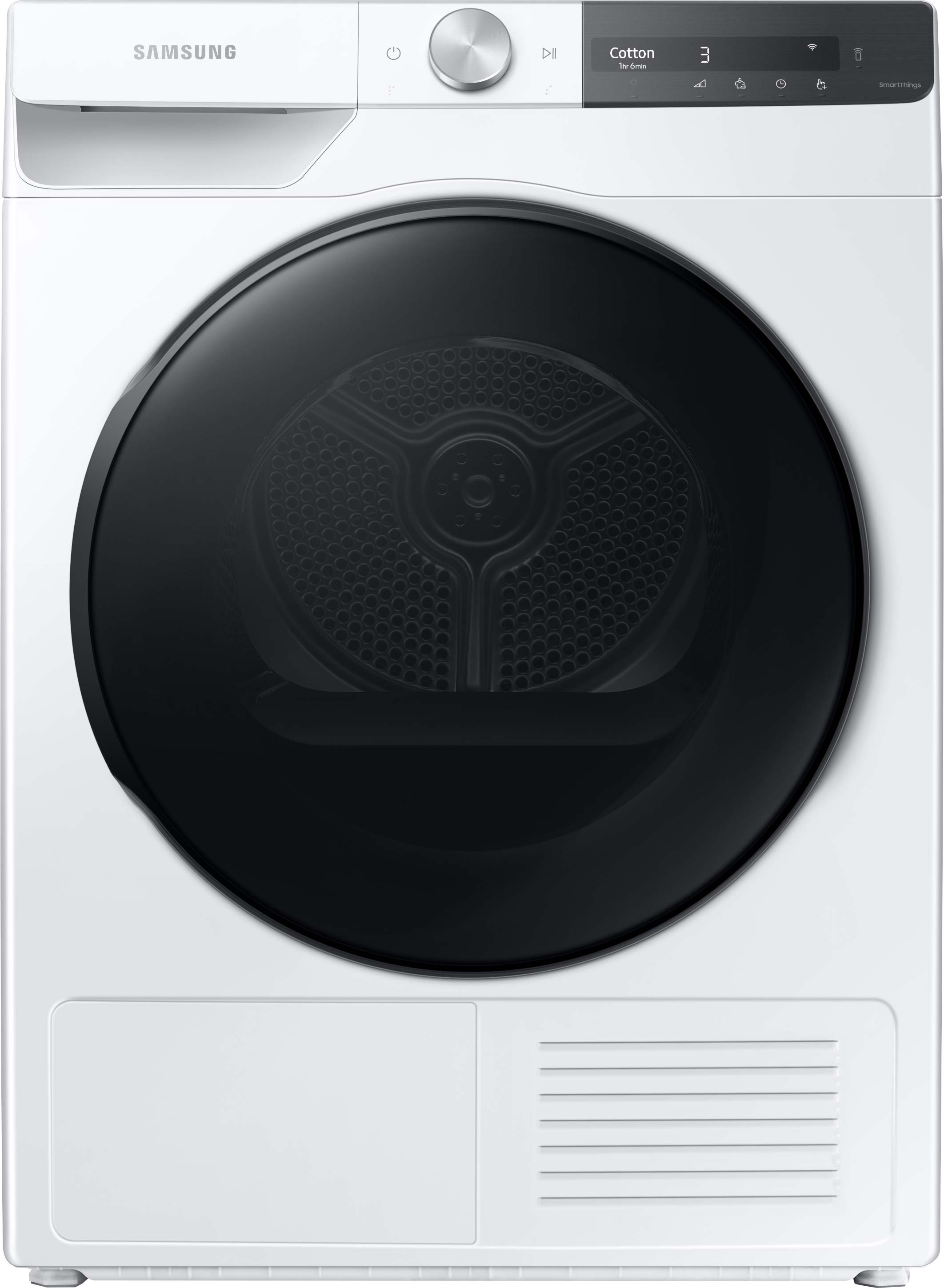 SAMSUNG DV80T7220BT/S2 Wärmepumpentrockner  (8 kg, A+++, Weiß/Schwarz)