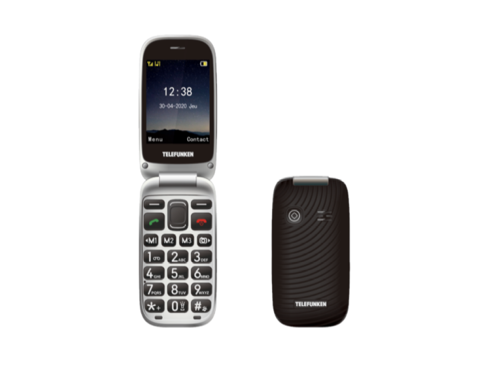 Telefunken S560 Negro senior phone libre para mayores bluetooth 3.0 2.8 64