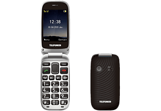 Móvil - Telefunken S560, Para mayores, Bluetooth 3.0, 2.8", 64 MB, Negro