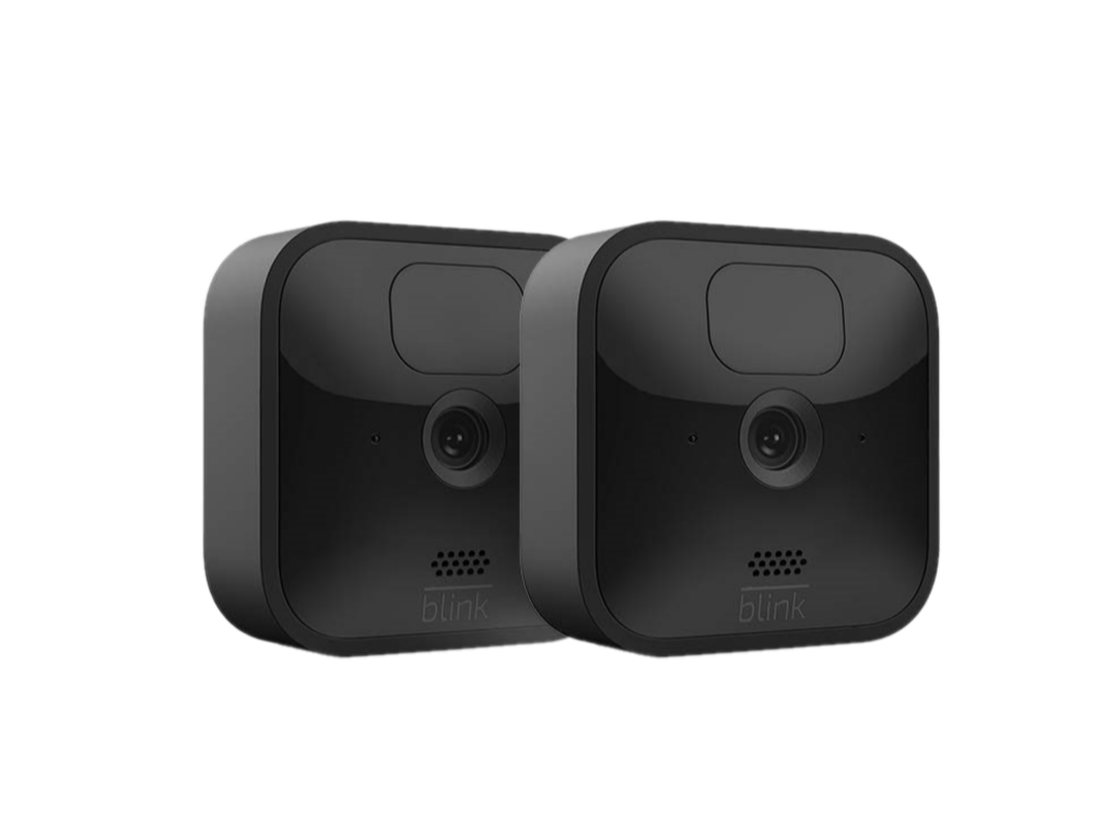 Amazon Blink Outdoor pack 2 seguridad hd y resistente la intemperie con años autonomía movimiento compatible alexa vigilancia ip full wifi nocturna