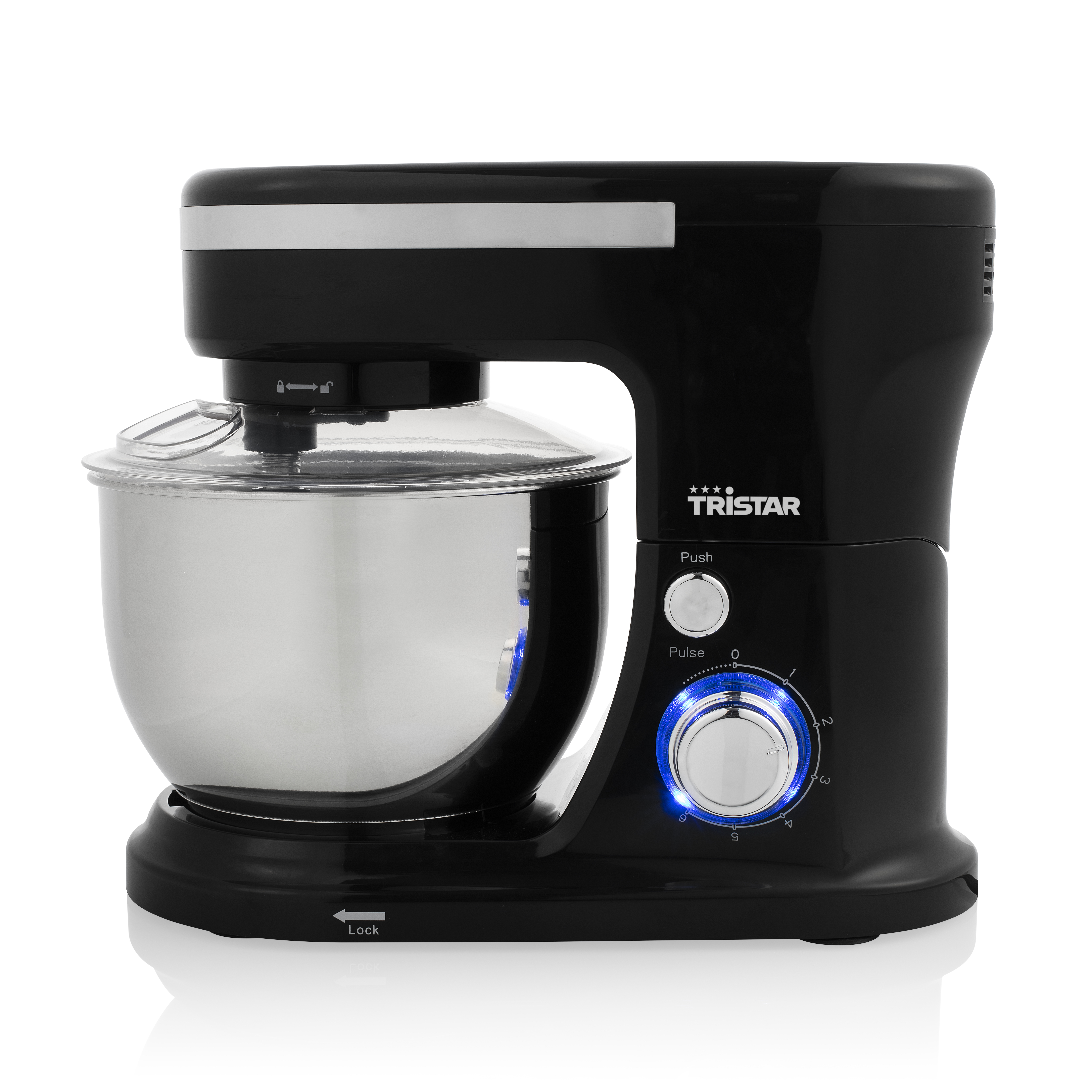 Robot de cocina - Tristar MX-4837, 1000 W, 4L, 6 Velocidades, Negro
