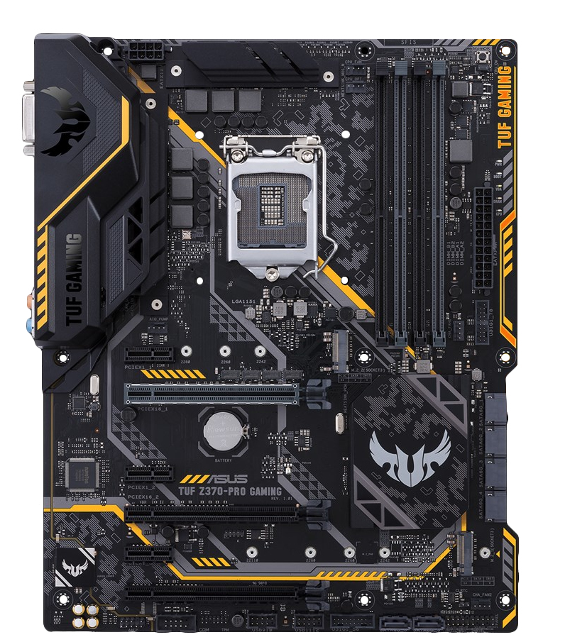 Placa Base Gaming - TUF Z370-Pro Gaming, LGA 1151, DDR4, 4000MHz, M.2 de 32 Gbps, USB 3.1, Gen.2