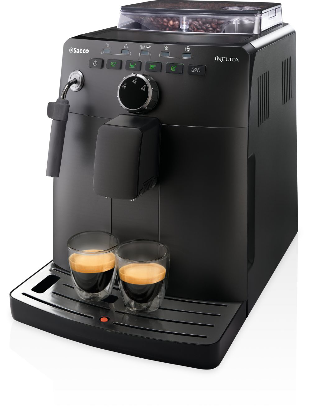 Cafetera superautomática - Saeco HD8750/11 Presión 15 bares, Capacidad 1.5L, Sistema Aroma