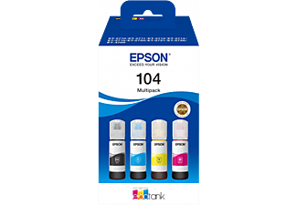 EPSON 104 EcoTank Multipack Noir-Cyan-Magenta-Jaune (C13T00P640)
