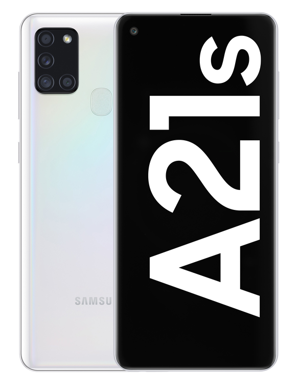 Móvil - Samsung Galaxy A21s, Blanco, 64 GB, 4 GB, 6.5" HD+, Exynos 850, 5000 mAh, Android