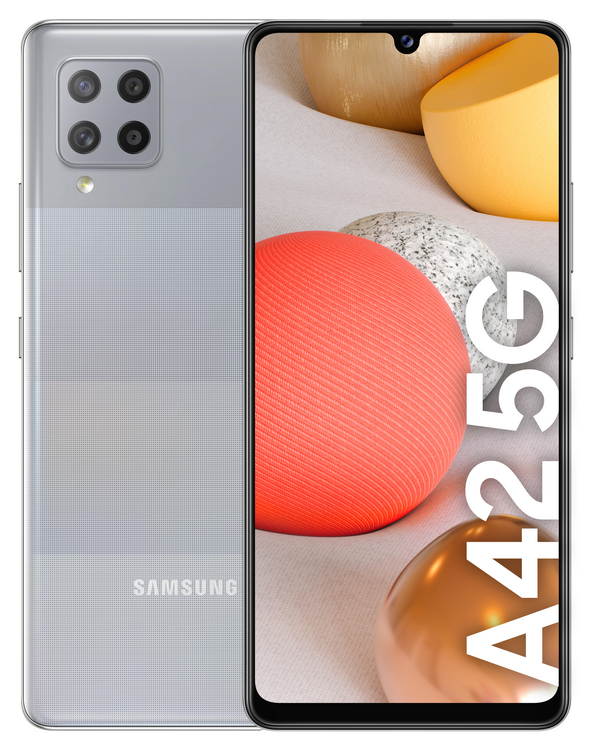 Móvil - Samsung Galaxy A42 5G, Gris, 128 GB, 4 GB, 6.6" HD+, 2,2 GHz, 5000 mAh, Android