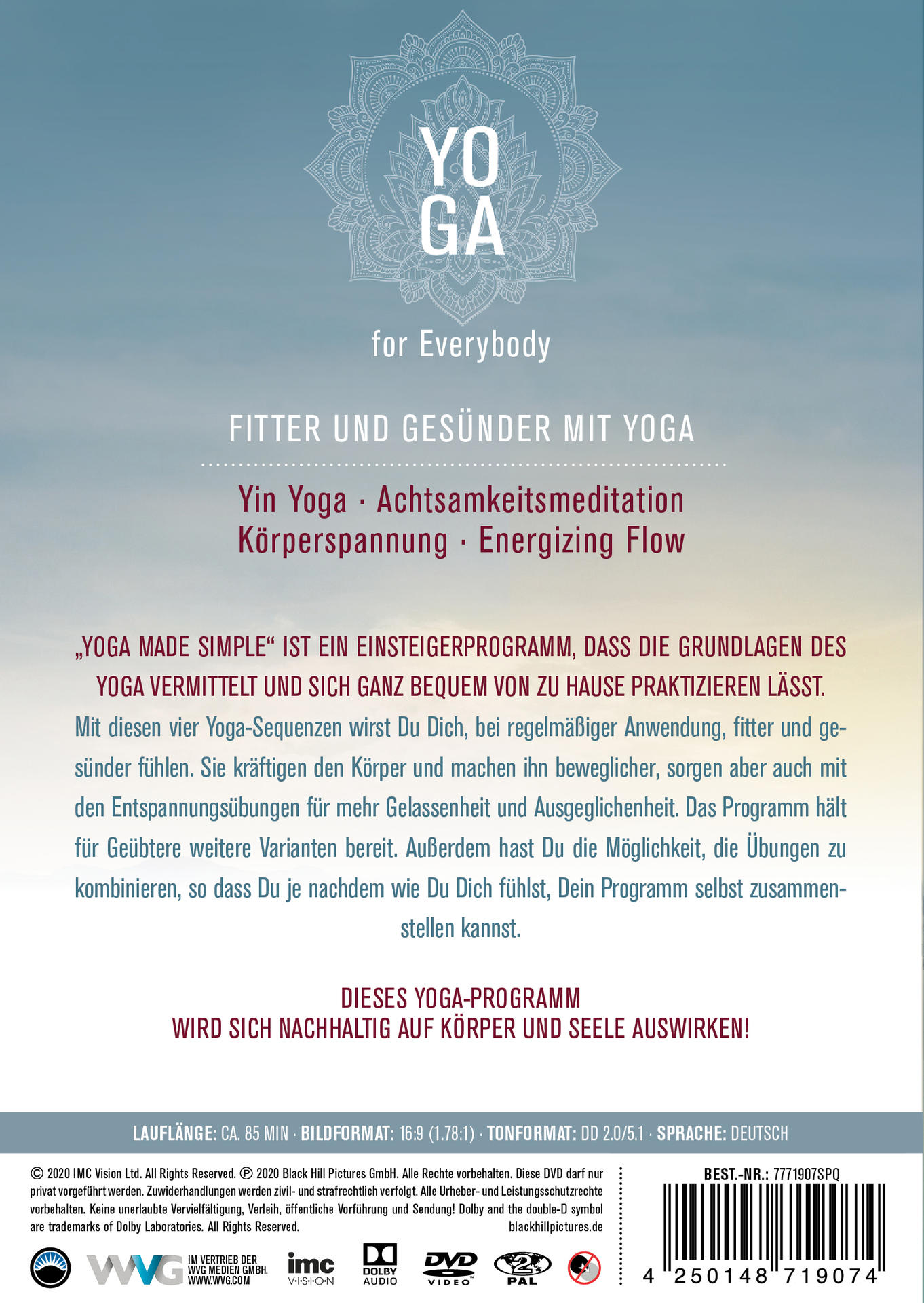 Rückseite einer DVD-Hülle mit Text und Grafiken, weißer Hintergrund.