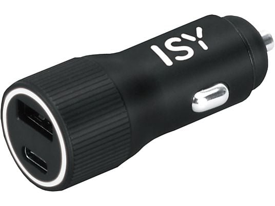 ISY ICC-8000 - Caricabatteria per auto (Nero)