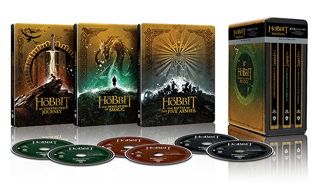 Pack Trilogía El Hobbit ed. Steelbook (1-3) - 4K Ultra HD + Blu-ray