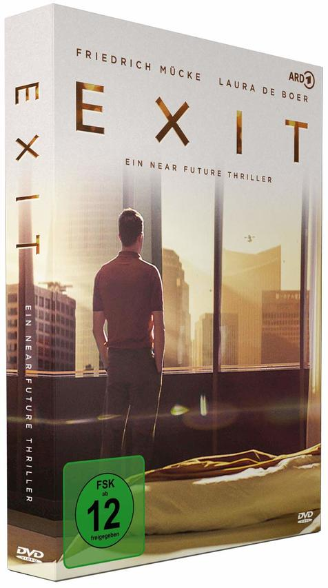 DVD-Box-Set mit einem Mann, der aus einem Fenster auf eine Stadt blickt.