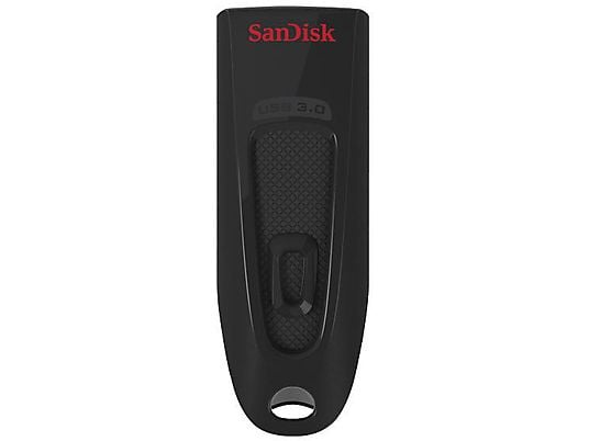 SANDISK Ultra® USB 3.0 USB-Flash-Laufwerk, 256 GB, 130 Mbit/s, Schwarz