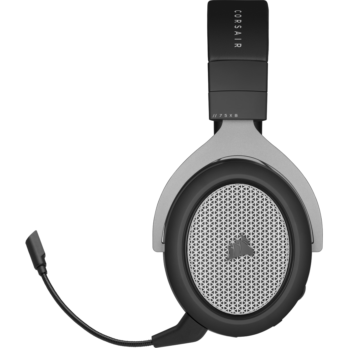CORSAIR HS75 XB WIRELESS, Over-ear Gaming Headset Schwarz/Silber