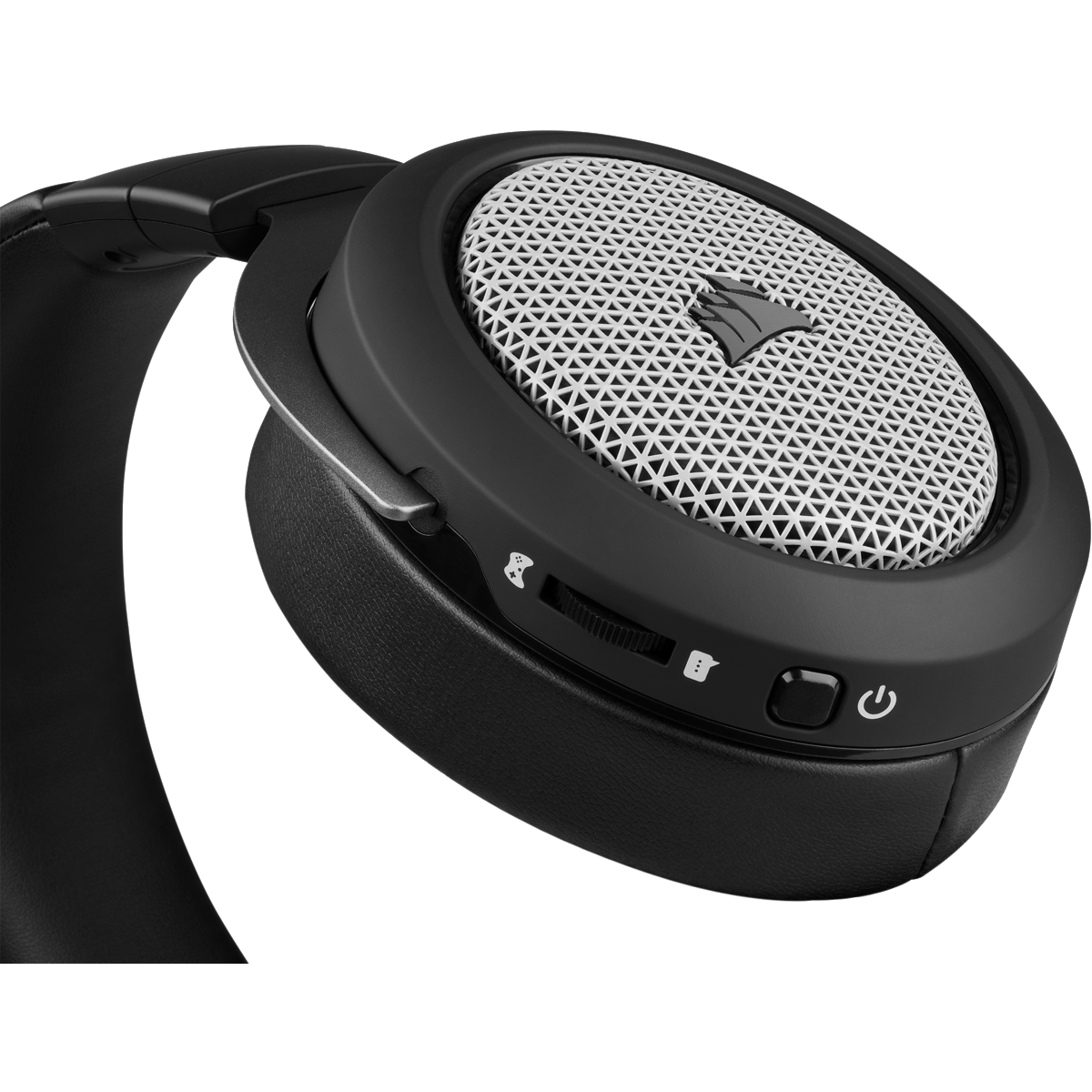 CORSAIR HS75 XB WIRELESS, Over-ear Gaming Headset Schwarz/Silber