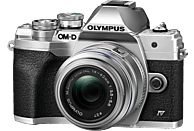 OLYMPUS OMD E-M10 Mark IV Kit Systemkamera mit Objektiv 14-42 mm, 7,6 cm Display Touchscreen, WLAN