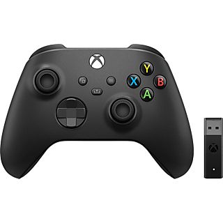 MICROSOFT HW Draadloze controller Xbox Zwart + draadloze adapter Windows 10/11 (1VA-00002)