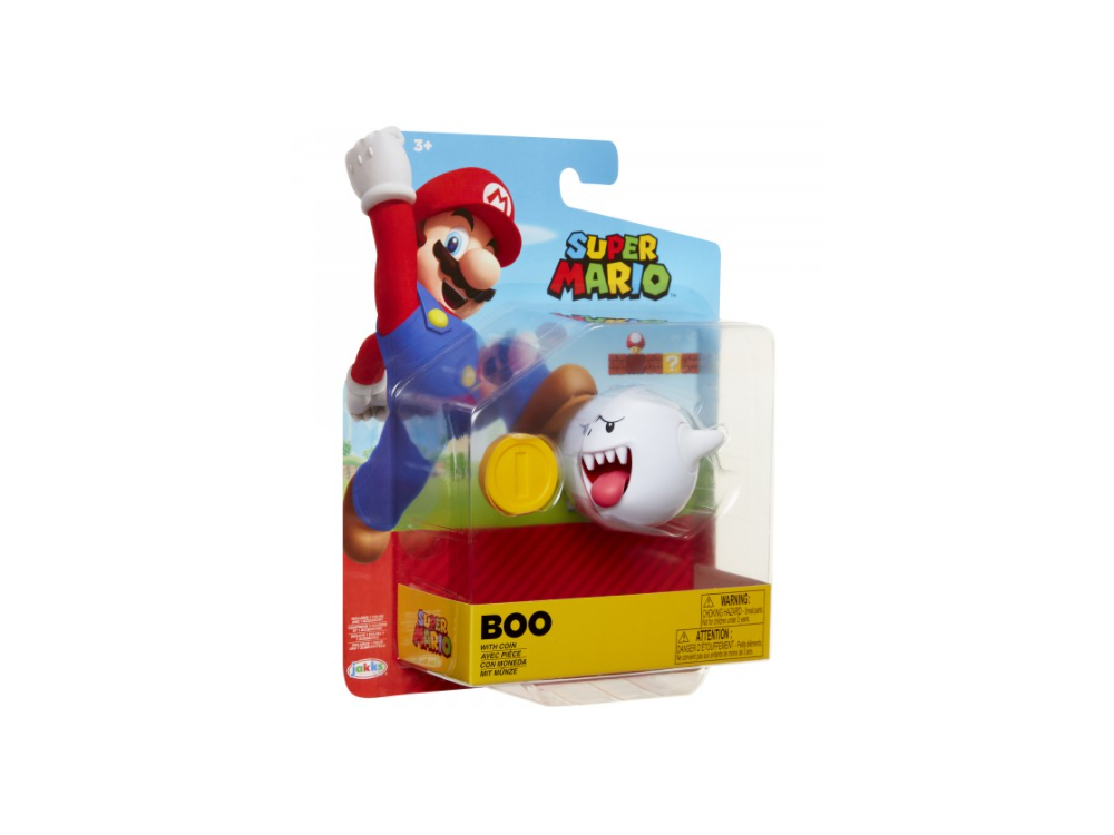 Figura - Sherwood Boo With Coin, Super Mario Bros, 10cm, Multicolor