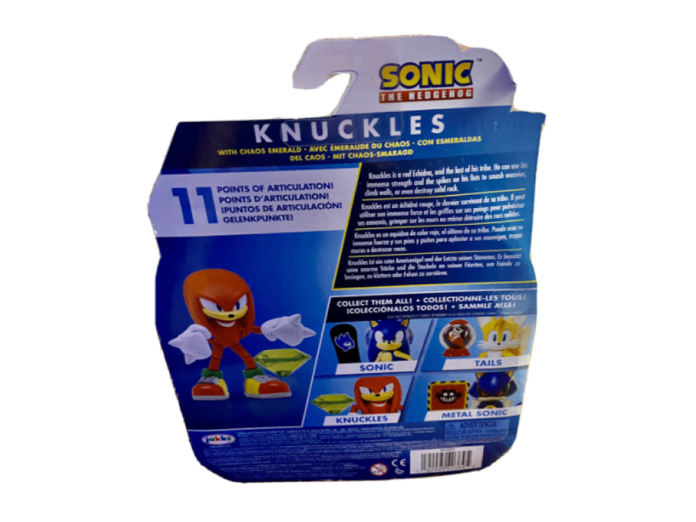 Figura Sherwood The Hedgehog Knuckles Sega Go Jakks Pacific Wave
